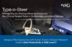 Type-o-Steer: Reimagining the Steering Wheel for Productive Non-Driving Related Tasks in Conditionally Automated Vehicles